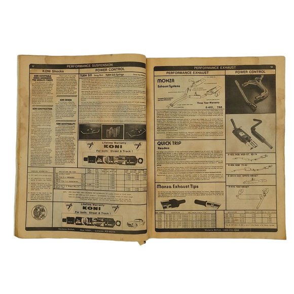 Victoria British Ltd MG Owners Parts Catalog MG.1 July 1984 First Printing - Picture 13 of 14